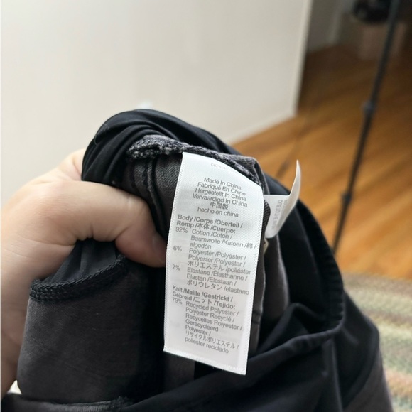 Madewell over the belly maternity skinny jeans distressed grey wash size 26 new - Picture 6 of 7